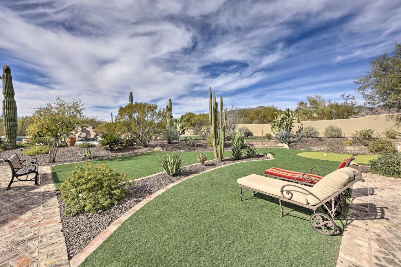 Cave Creek Oasis With Putting Green, Spa And Mtn View! Exterior foto